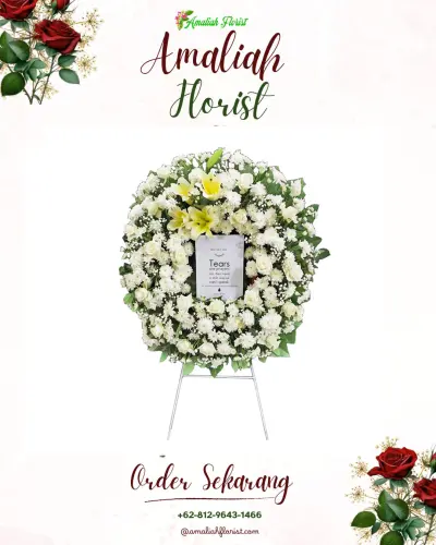 Krans Bunga Duka Cita alamendah